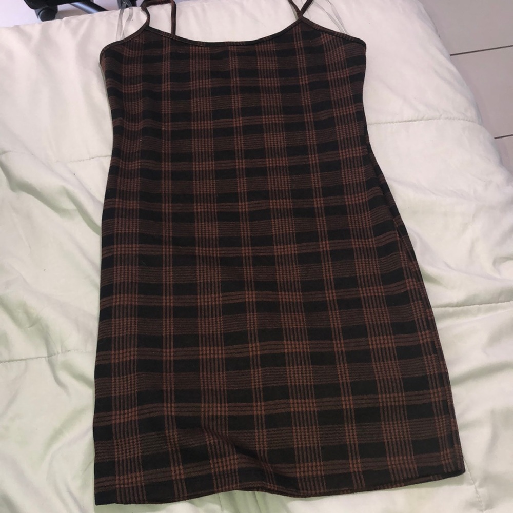 Brown & Black Dress